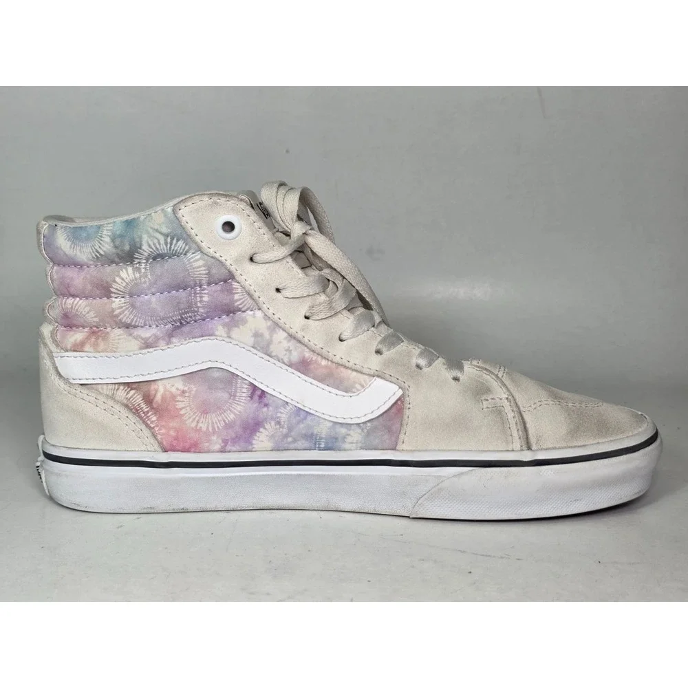 Vans‎ Filmore Hi Heart Tie Dye Women's Sneakers Size 8.5 High Top Suede Shoes